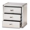 Baxton Studio Nightstands, Silver view 4