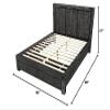 Modus Furniture Solid Wood Footboard-Storage Bed, Queen, Meadow - Graphite view 2