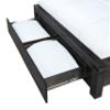 Modus Furniture Solid Wood Footboard-Storage Bed, Queen, Meadow - Graphite view 4