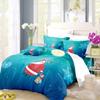 REALIN Santa Claus Duvet Cover Set Christmas Balloon Gift elk Bedding Snow House Christmas Tree Bed Sets,2/3/4PCS Microfiber Quilt Covers/Sheets/Pillow Shams,Twin/Full/Queen/King Size view 1