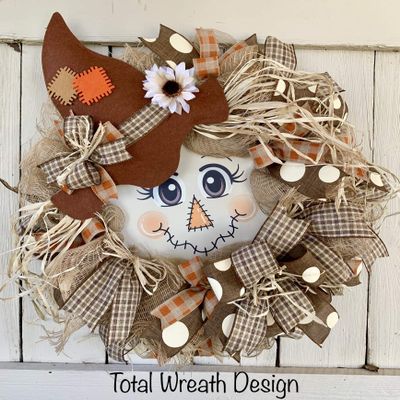 Fall Scarecrow Wreath