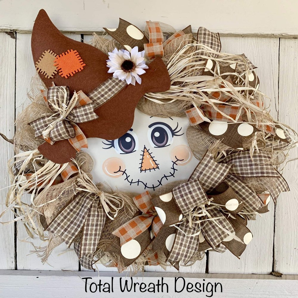 Fall Scarecrow Wreath