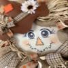 Fall Scarecrow Wreath view 2