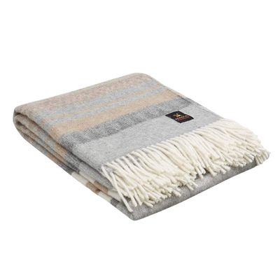 Alpaca Wool Blanket Throw Cherokee Design for Bed Couch Sofa Soft Warm Peruvian Alpaca Wool Blankets 72" x 60" (Combination 22 (Ivory/Soft Gray/Beige/Tan))