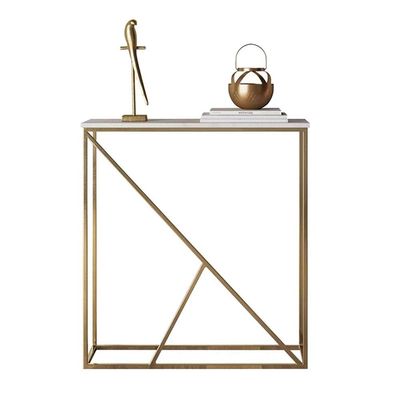 Coffee Tables WFF Marble Sofa Table, Living Room Narrow Side Table, Hall Entrance Table, Corridor Furniture, Gold
