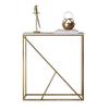 Coffee Tables WFF Marble Sofa Table, Living Room Narrow Side Table, Hall Entrance Table, Corridor Furniture, Gold view 1