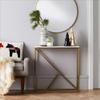 Coffee Tables WFF Marble Sofa Table, Living Room Narrow Side Table, Hall Entrance Table, Corridor Furniture, Gold view 2
