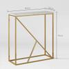 Coffee Tables WFF Marble Sofa Table, Living Room Narrow Side Table, Hall Entrance Table, Corridor Furniture, Gold view 4