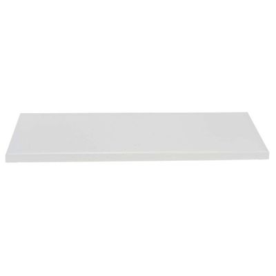 HUBERT Cerve Collection White Melamine Replacement Top for Rectangular Riser - 20 1/2"L x 6 2/5"W