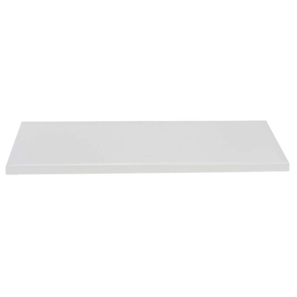 HUBERT Cerve Collection White Melamine Replacement Top for Rectangular Riser - 20 1/2"L x 6 2/5"W