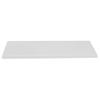 HUBERT Cerve Collection White Melamine Replacement Top for Rectangular Riser - 20 1/2"L x 6 2/5"W view 1