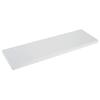 HUBERT Cerve Collection White Melamine Replacement Top for Rectangular Riser - 20 1/2"L x 6 2/5"W view 2