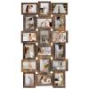 HELLO LAURA - 4x6 Picture Frame Collage With 18 Openings for Wall - Large Photo Frame Collage Wall Decor for Living Room Bedroom - Rusted Gold view 1