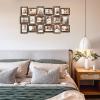 HELLO LAURA - 4x6 Picture Frame Collage With 18 Openings for Wall - Large Photo Frame Collage Wall Decor for Living Room Bedroom - Rusted Gold view 3