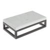 HUBERT Black Display Riser with Marble Top - 3 1/5" H view 2