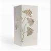 Mango Steam White Tall 21.75" Japanese Ginkgo Leaf Umbrella/Cane/Walking Stick Holder, Stand, Rack Organizer view 1