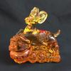 Amore Jewell Bring Wealthy Sheep Fengshui Ornament Gift for Home & Office (Liuli Crystal Glass) view 1
