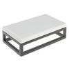 HUBERT Black Display Riser with White Top - 3 1/5" H view 2