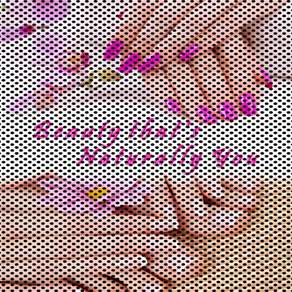 Quote II Beauty That's Naturally You Spa Nail Salon Sign Advertising Marketing Dcor Vertical (Perforated 70/30 See Through Window Vinyl (Outdoors), 30")