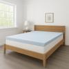 Gel-Infused Memory Foam Mattress Topper by LOUNJ Bedding view 1