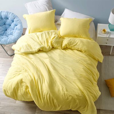 Byourbed Chommie - Weighted Natural Loft Twin XL Comforter Set with Cover - Limelight Yellow