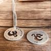 Blessing Ring Namaste Yoga Pocket Tokens Set of 25 Handcrafted from Pewter in the USA by Whitney Howard Designs view 4