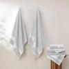 Modern Threads - Spun Loft 6-Piece 100% Combed Cotton Towel Set - Bath Towels, Hand Towels, & Washcloths - Super Absorbent & Quick Dry - 600 GSM - Soft & Plush, Gray view 3