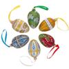 1891 Memory of Azov Royal Glass Egg Ornament 4 Inches view 3