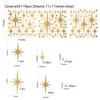 Star Wall Stickers Girls Room Wall Decals Sparkle Wall Decor Stick and Peel view 2