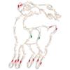 Northlight Lighted Reindeer Christmas Window Silhouette Decoration, 18", White view 4
