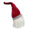 Northlight Gnome with Bendable Glitter Velvet Hat Christmas Decoration, 23", Red view 3