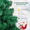 Artificial, Xmas Pine Easy Assembly, Christmas Tree with Solid Metal Legs, Idea for Indoor and Outdoor Holiday Decoration, Green (5 FT), Artificial Christmas Tree view 2