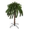 4' Pre-Lit Artificial Tropical Outdoor Patio Palm Tree - Multicolor Lights view 1