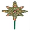 21" Lighted Gold Star of Bethlehem Christmas Tree Topper - Multicolor Lights view 2