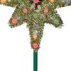 21" Lighted Gold Star of Bethlehem Christmas Tree Topper - Multicolor Lights view 3