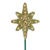 21" Gold Lighted Star of Bethlehem Christmas Tree Topper - Clear Lights view 1