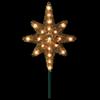21" Gold Lighted Star of Bethlehem Christmas Tree Topper - Clear Lights view 2