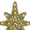 21" Gold Lighted Star of Bethlehem Christmas Tree Topper - Clear Lights view 3