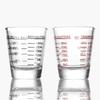 Beautyflier Shot Glasses Measuring cup Liquid Heavy Glass Wine Glass Espresso Shot Glass 26-Incremental Measurement 1oz, 6 Tsp, 2 Tbs, 30ml view 1