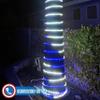 Russell Decor 40FT Rope Lights Indoor Outdoor Lighting for Christmas Snow Theme Decoration for Party Trees Patio Deck Flexible String Lights (White Blue) view 2
