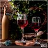 Vikko 12.75 Ounce Wine Glasses | Beautifully Shaped Thick and Durable Construction For Parties, Entertaining, and Everyday Use Dishwasher Safe Set of 6 Clear Glass Wine Glasses 2.5 Diameter view 3