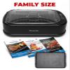 PowerXL Smokeless Grill Family Size- with Tempered Glass Lid with Interchangeable Grill and Griddle Plate and Turbo Speed Smoke Extractor Technology 22.1 X13.2 X 6.1 view 2