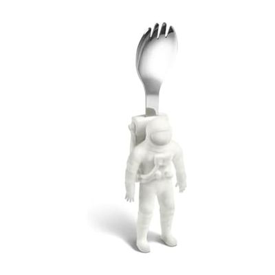 Genuine Fred GASTRONAUT - KIDS SPORK, Dishwasher Safe, White