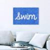 Wynwood Studio Nautical and Coastal Wall Art Canvas Prints 'Swim Dots' Home Dcor, 24" x 16", Blue, White view 3