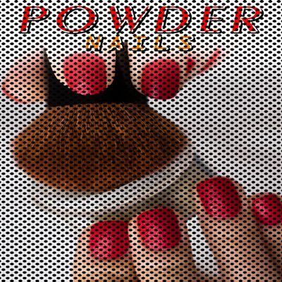 Dip Powder III Nail Salon Salon Sign Advertising Marketing Dcor Vertical (Perforated 70/30 See-Through Window Vinyl [Outdoors], 30H x 20W)