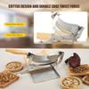 CGOLDENWALL 2 Blades Chinese Medicine Slicer Manual Radiused Biltong Slicer, with Magnetic Stainless Steel Tray, for Chinese Herbs, Biltong, Beef Jerky, Hard Fruits and Vegetables, Nougat view 2