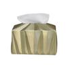 Rectangular Tissue Box Cover, Dispenser, Tissue Box, Creative Simple Waterproof Home Hotel Living Room Coffee Table Tissue Box (Color : Gold) view 1
