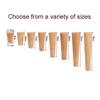 Solid Wood Sofa Legs, Tapered Table Legs, Cabinet Feet, TV Cabinet Feet, Furniture Replacement Feet, Increased Furniture Mats - Good Load-Bearing - Environmental Protection8-30cm view 2