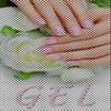 Gel III Nail Salon Sign Advertising Marketing Dcor Vertical (Perforated 70/30 See-Through Window Vinyl [Outdoors], 48H x 32W) view 1