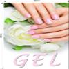 Gel III Nail Salon Sign Advertising Marketing Dcor Vertical (Perforated 70/30 See-Through Window Vinyl [Outdoors], 48H x 32W) view 2